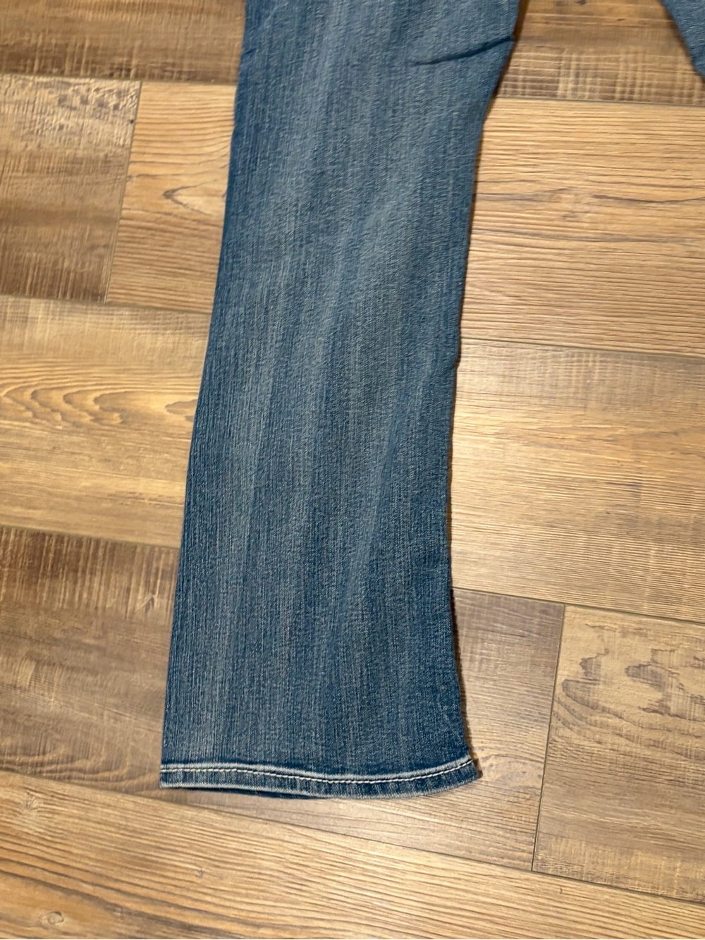 Wallflower Dark Blue Bootcut Jeans with Faded Front contract stitching - Picture 13 of 15